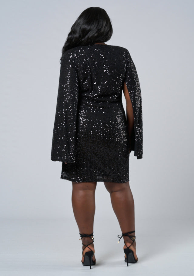 One Time Sequin Mini Dress