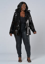 All That Glitters Sequin Blazer