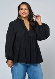 Aurora Rain Peasant Blouse