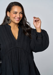 Aurora Rain Peasant Blouse