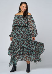Raven Moon Midi Dress