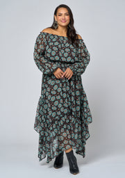 Raven Moon Midi Dress