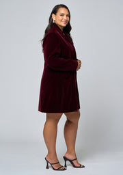 Velvet Sins Tuxedo Mini Dress