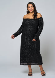Spellbinding Sequin Midi Dress