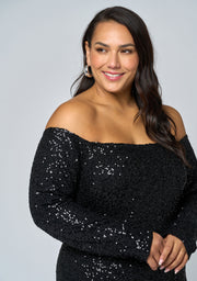 Spellbinding Sequin Midi Dress
