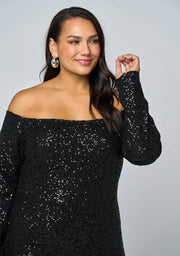 Spellbinding Sequin Midi Dress