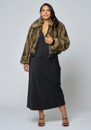 Nightshade Fur Bomber Jacket