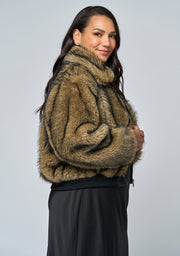 Nightshade Fur Bomber Jacket