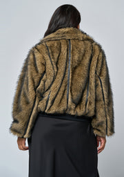 Nightshade Fur Bomber Jacket
