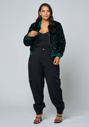 Sunday Girl Sequin Bomber