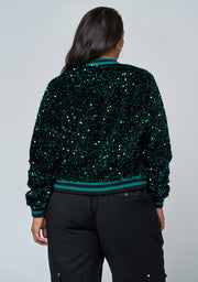 Sunday Girl Sequin Bomber