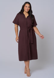 Orla Midi Linen Shirt Dress