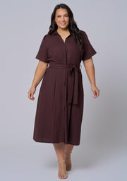 Orla Midi Linen Shirt Dress