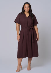 Orla Midi Linen Shirt Dress
