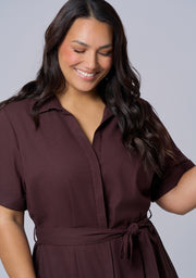 Orla Midi Linen Shirt Dress