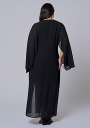 Eclipse Cape Maxi Dress