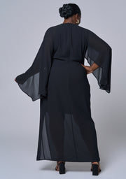 Eclipse Cape Maxi Dress