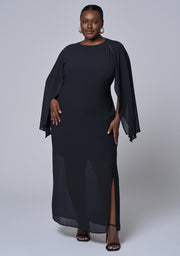 Eclipse Cape Maxi Dress