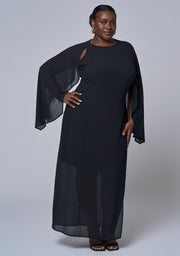 Eclipse Cape Maxi Dress