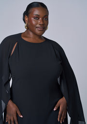 Eclipse Cape Maxi Dress