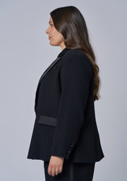 Fired Up Satin Trim Blazer