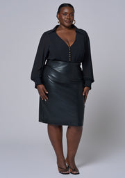 Aurelia Pu Midi Skirt
