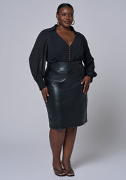 Aurelia Pu Midi Skirt