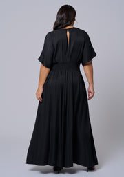 Black Noise Maxi Dress