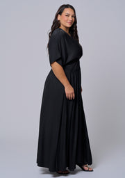 Black Noise Maxi Dress