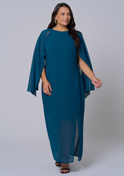 Eclipse Cape Maxi Dress