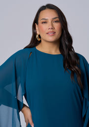 Eclipse Cape Maxi Dress
