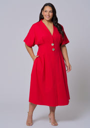 Blair Linen Midi Dress