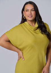 Afterglow Satin Midi Dress