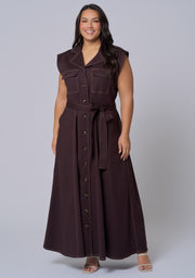 Cleo Midi Shirt Dress