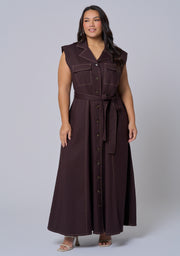 Cleo Midi Shirt Dress