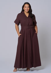 Gabrielle Linen Maxi Dress