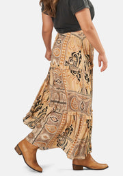 Ember Glow Maxi Skirt