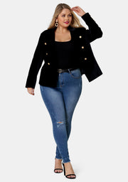 Take A Vow Velvet Blazer