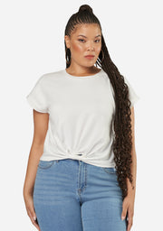 The Feared Crop Twist Tee