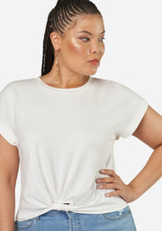 The Feared Crop Twist Tee