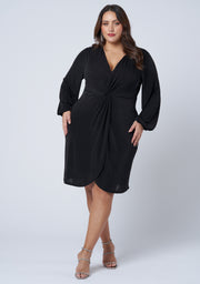 Goddess Twist Front Dress