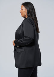 Revelry Satin Blazer