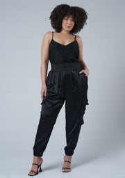 Jaded Satin Cargo Pants