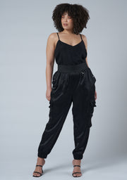 Jaded Satin Cargo Pants