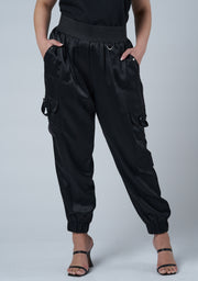 Jaded Satin Cargo Pants