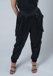Jaded Satin Cargo Pants