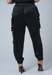 Jaded Satin Cargo Pants
