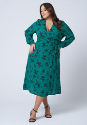 Soraya Wrap Midi Dress