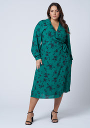 Soraya Wrap Midi Dress