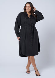 Behind Barz Shirt Dress